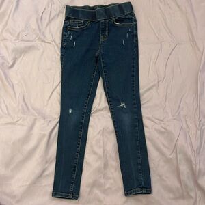 Cat & Jack  girls Sz 7  dark dark denim jeggings
